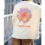 ライトベージュ | HOOK original ポップマーガレットバックプリントロンTEE | HOOK