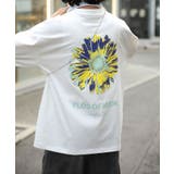 ホワイト | HOOK original ポップマーガレットバックプリントロンTEE | HOOK