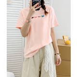 マルチカラーリボン刺繍Tシャツ | aimoha | 詳細画像1