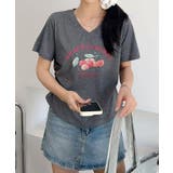 VネックチェリーTシャツ | aimoha | 詳細画像8