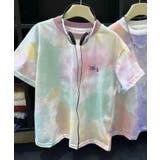 【aimoha-KIDS-】タイダイ柄Tシャツ | aimoha kids | 詳細画像1