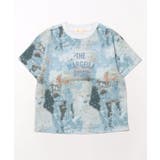 ブルー | 【aimoha-KIDS-】プリントTシャツ | aimoha kids