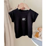 ブラック | 【aimoha-KIDS-】キッズ プリントTシャツ | aimoha kids