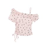 ワンショルダーシャーリングトップス | HOOK | 詳細画像3 