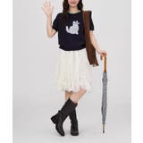 黒猫モチーフ刺繍ニットTシャツ | aimoha | 詳細画像17