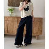 黒猫モチーフ刺繍ニットTシャツ | aimoha | 詳細画像27