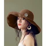 メタルボタン付きワイドブリムハット | aimoha  | 詳細画像19 