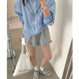 裾フリルスウェットショートパンツ Jasmine Grandiflorum | aimoha | 詳細画像2