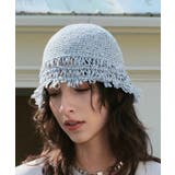 フリンジ付きクロシェ編みバケットハット | aimoha  | 詳細画像9 