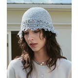 フリンジ付きクロシェ編みバケットハット | aimoha  | 詳細画像11 