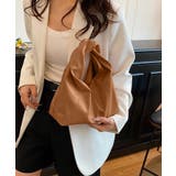 【B.A.G.】ギャザー風デザインハンドバッグ | aimoha  | 詳細画像6 