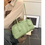 グリーン | HOOK for girls クロスジップデザイン スリムショルダーバッグ | HOOK