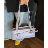 パープル | HOOK for girls くすみパステルカラー スクエアショルダーバッグ | HOOK
