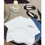 【-aimoha-KIDS-】キッズ アルファベットプリントTシャツ | aimoha kids | 詳細画像9