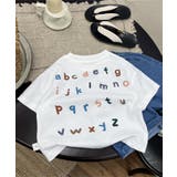 【-aimoha-KIDS-】キッズ アルファベットプリントTシャツ | aimoha kids | 詳細画像10