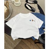 【-aimoha-KIDS-】キッズ アルファベットプリントTシャツ | aimoha kids | 詳細画像1