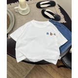 【-aimoha-KIDS-】キッズ アルファベットプリントTシャツ | aimoha kids | 詳細画像2