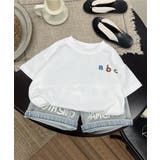 【-aimoha-KIDS-】キッズ アルファベットプリントTシャツ | aimoha kids | 詳細画像4