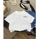 【-aimoha-KIDS-】キッズ アルファベットプリントTシャツ | aimoha kids | 詳細画像5