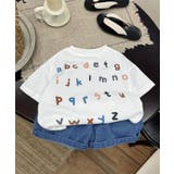 【-aimoha-KIDS-】キッズ アルファベットプリントTシャツ | aimoha kids | 詳細画像8