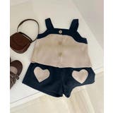【-aimoha-KIDS-】キッズ ハートポケット配色セットアップ | aimoha kids | 詳細画像7
