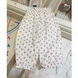 【-aimoha-KIDS-】キッズ 花柄コットンパンツ | aimoha kids | 詳細画像1