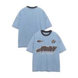 ダメージデニム風ロゴパッチTシャツ | HOOK | 詳細画像11