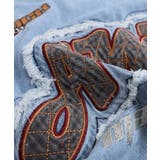ダメージデニム風ロゴパッチTシャツ | HOOK | 詳細画像5