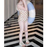 【aimoha-KIDS-】キッズ 帽子付き ワンピース水着 2点セット | aimoha kids | 詳細画像2