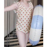 【aimoha-KIDS-】キッズ 帽子付き ワンピース水着 2点セット | aimoha kids | 詳細画像3