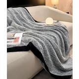 ラグジュアリールック配色ブランケット | aimoha  | 詳細画像11 