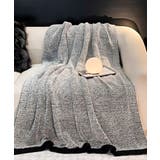 ラグジュアリールック配色ブランケット | aimoha  | 詳細画像17 