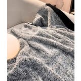 ラグジュアリールック配色ブランケット | aimoha  | 詳細画像18 