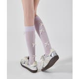 ライトパープル | 【MOSOX】デザインハイソックス | aimoha