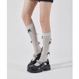 ライトグレー | 【MOSOX】デザインハイソックス | aimoha