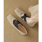 ベージュ | 【SHOES 365】クロストラップパンプス | aimoha