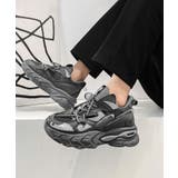ダークグレー | 【SHOES 365】厚底ダッドスニーカー | aimoha men