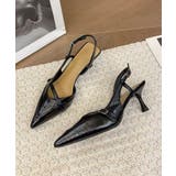 【SHOES 365】ポインテッドストラップパンプス | aimoha | 詳細画像2