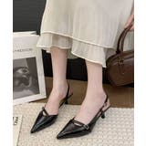 【SHOES 365】ポインテッドストラップパンプス | aimoha | 詳細画像4