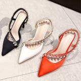 新作 パールストーンハイヒールパンプス【Jasmine Grandiflorum… | aimoha  | 詳細画像1 