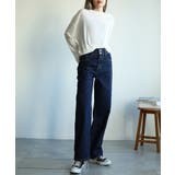 2ボタンハイウエストストレートワイドデニムパンツ 全5色 韓国ファッション | aimoha | 詳細画像24