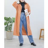 オレンジ | ロングガウン ロングカーディガン アウター | aimoha