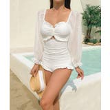 長袖ガーリースイムウェア 水着 全2色 | aimoha | 詳細画像28