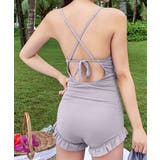 BORA AURA 2点セットフリル体型カバーワンピース水着 | aimoha | 詳細画像5