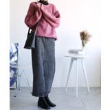 オリジナル ストレートデニムハイウエストロングスカート デニムスカート | aimoha | 詳細画像4