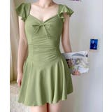 BORA AURA フロントリボンワンピース体型カバーワンピース水着 | aimoha  | 詳細画像7 