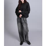 裏毛袖タックバルーンプルオーバー | aimoha  | 詳細画像58 