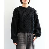 モヘアタッチループフリンジ使いニット | aimoha | 詳細画像39