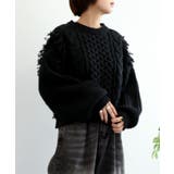 モヘアタッチループフリンジ使いニット | aimoha | 詳細画像40