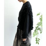 モヘアタッチループフリンジ使いニット | aimoha | 詳細画像41